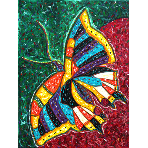 butterfly abstract art